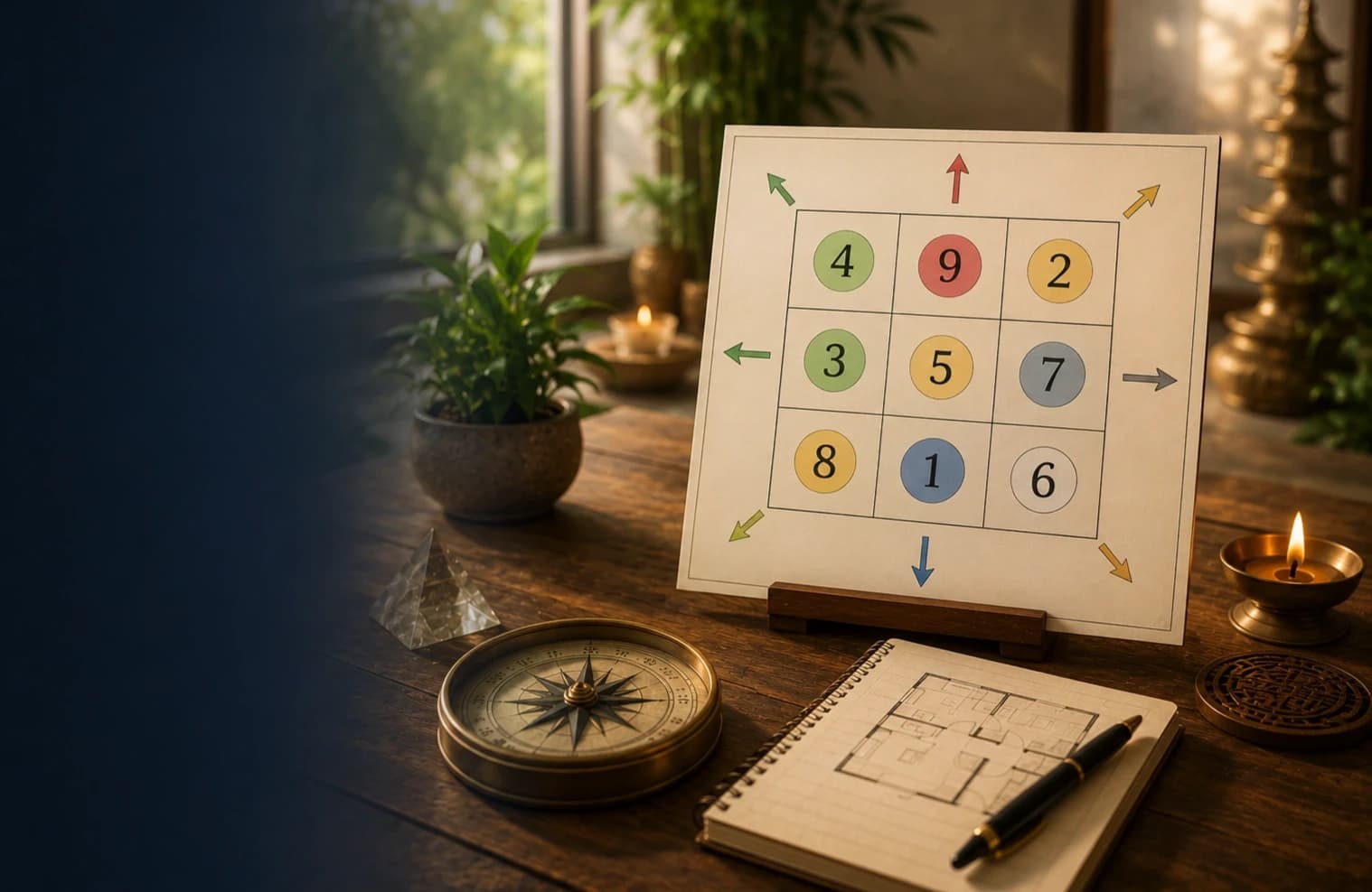 How to Read a Lo Shu Grid Step by Step