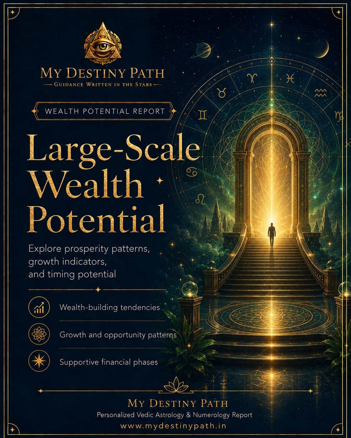 Large-Scale Wealth Potential